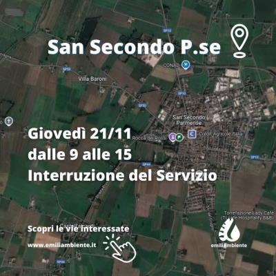 INTERRUZIONE SERVIZIO IDRICO GIOVEDI' 21 NOVEMBRE